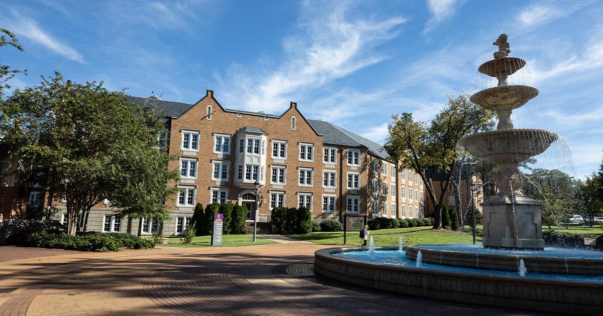 Keller Hall, the home to UNA's College of Business and Technology.